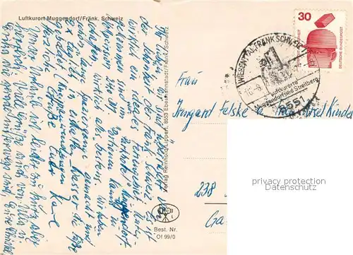 AK / Ansichtskarte Muggendorf_Fraenkische_Schweiz  Muggendorf_Fraenkische