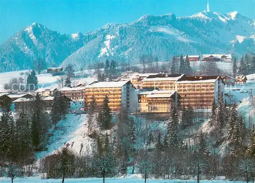 AK / Ansichtskarte Sonthofen_Oberallgaeu Der Allgaeu Stern Hotelpark auf der Staiger Alp Sonthofen Oberallgaeu