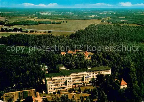 AK / Ansichtskarte Handorf_Muenster Fachklinik Haus Hornheide Fliegeraufnahme Handorf_Muenster