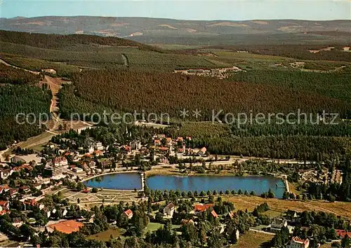 AK / Ansichtskarte Hahnenklee Bockswiese_Harz Fliegeraufnahme Hahnenklee Bockswiese