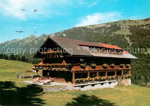 AK / Ansichtskarte Gunzesried Berghaus Blaesse Gaststaette und Pension Gunzesried