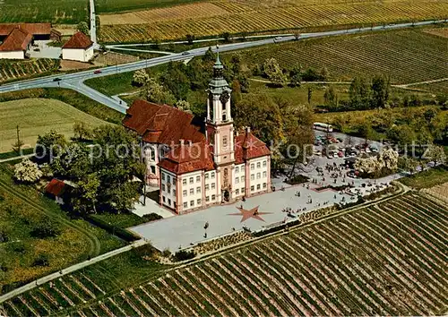 AK / Ansichtskarte Birnau_Bodensee Kloster Birnau Fliegeraufnahme 