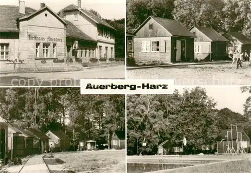 AK / Ansichtskarte Stolberg_Harz Forsthaus Auerberg Ferienlager mit Gaststaette Stolberg Harz