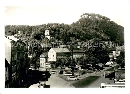 AK / Ansichtskarte Koenigstein_Saechsische_Schweiz Stadt und Festung Koenigstein_Saechsische