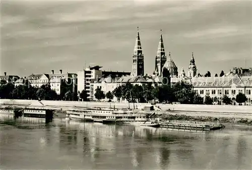 AK / Ansichtskarte Szeged Theissufer Szeged