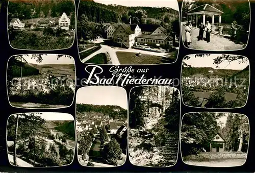 AK / Ansichtskarte Bad_Niedernau Sanatoirum Kurhaus Pavillon Panorama Teilansichten Bad_Niedernau