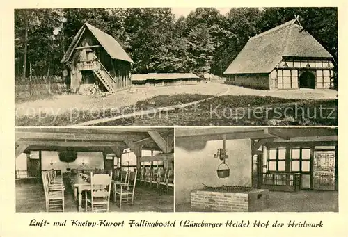 AK / Ansichtskarte Fallingbostel Hof der Heidmark mit Niedersachsenhaus Fallingbostel