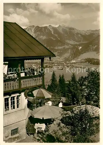 AK / Ansichtskarte Oberstdorf Gaststaette Bergkristall Oberstdorf