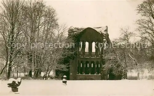 AK / Ansichtskarte Oberdollendorf Kloster Heisterbach Ruine im Winter Oberdollendorf