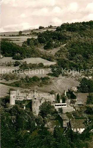 AK / Ansichtskarte Bad_Muenstereifel Panorama Blick auf die Burg Bad_Muenstereifel