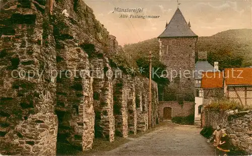 AK / Ansichtskarte Bad_Muenstereifel Alte Festungsmauer Bad_Muenstereifel