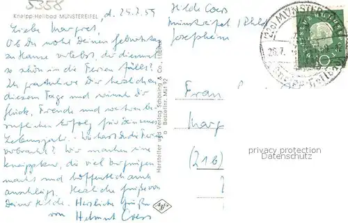 AK / Ansichtskarte Bad_Muenstereifel Partie in der Altstadt an der Erft Fachwerkhaeuser Bad_Muenstereifel