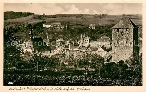 AK / Ansichtskarte Bad_Muenstereifel Panorama Kneippbad Blick auf das Kurhaus Bad_Muenstereifel