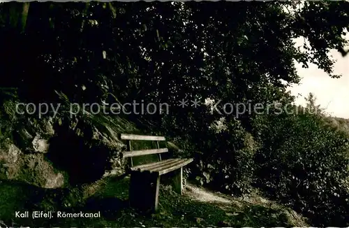 AK / Ansichtskarte Kall Roemerkanal Ruhebank Kall