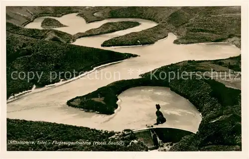 AK / Ansichtskarte Schleiden_Eifel Urfttalsperre Fliegeraufnahme Schleiden_Eifel