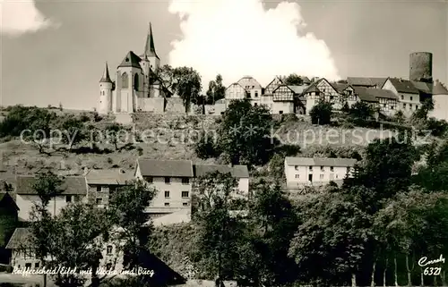 AK / Ansichtskarte Reifferscheid_Eifel Ortsansicht mit Kirche und Burg Reifferscheid Eifel
