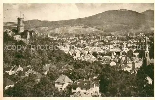 AK / Ansichtskarte Bad_Godesberg Stadtpanorama mit Godesburg Bad_Godesberg