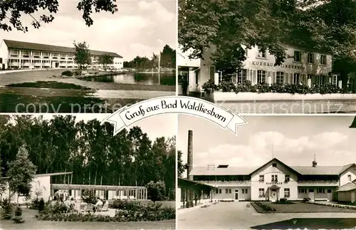 AK / Ansichtskarte Bad_Waldliesborn Kurmittelhaus Kurhaus Badehaus Badehalle Bad_Waldliesborn