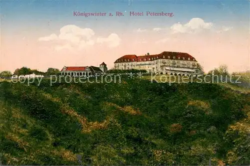 AK / Ansichtskarte Koenigswinter Hotel Petersberg im Siebengebirge Koenigswinter