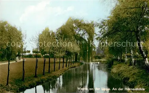 AK / Ansichtskarte Werne_Unna Partie an der Horne Muehle Werne_Unna