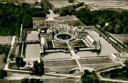 AK / Ansichtskarte Nordkirchen Schloss Landesfinanzschule Fliegeraufnahme Nordkirchen