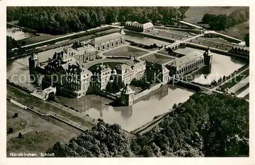 AK / Ansichtskarte Nordkirchen Schloss Landesfinanzschule Fliegeraufnahme Nordkirchen