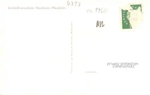 AK / Ansichtskarte Nordkirchen Schloss Landesfinanzschule Skulptur Denkmal Nordkirchen