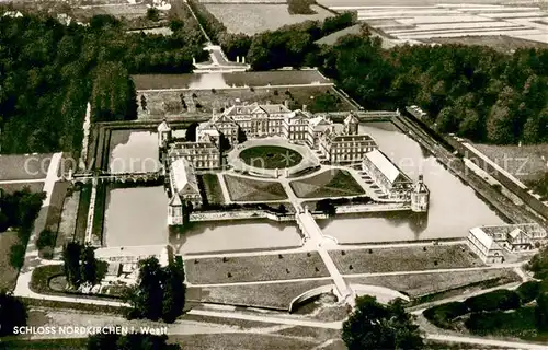 AK / Ansichtskarte Nordkirchen Schloss Landesfinanzschule Fliegeraufnahme Nordkirchen