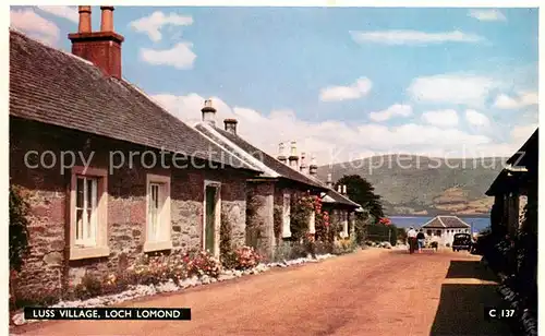 AK / Ansichtskarte Loch_Lomond_Scotland Luss Village Loch_Lomond_Scotland