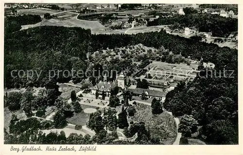 AK / Ansichtskarte Bergisch_Gladbach Fliegeraufnahme Haus Lerbach Bergisch_Gladbach