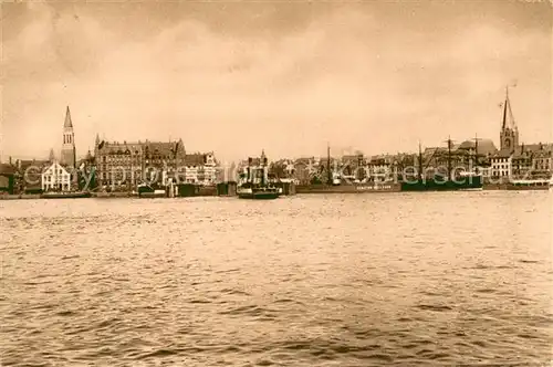 AK / Ansichtskarte Kiel Am Kai Senator Moellesen Kiel