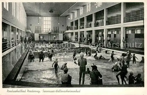 AK / Ansichtskarte Norderney_Nordseebad Seewasser Wellenschwimmbad Norderney_Nordseebad