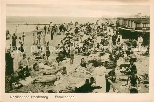 AK / Ansichtskarte Norderney_Nordseebad Familienbad Norderney_Nordseebad