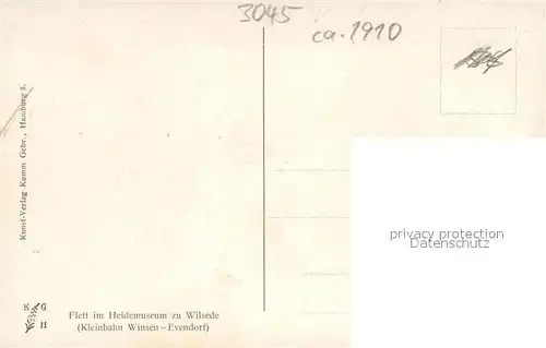 AK / Ansichtskarte Wilsede_Lueneburger_Heide Flett im Heidemuseum Wilsede_Lueneburger_Heide