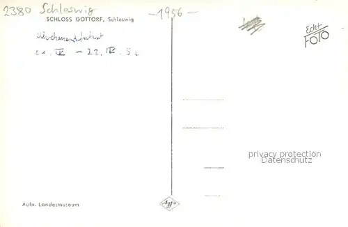 AK / Ansichtskarte Schleswig_Schlei Schloss Gottorf Schleswig_Schlei