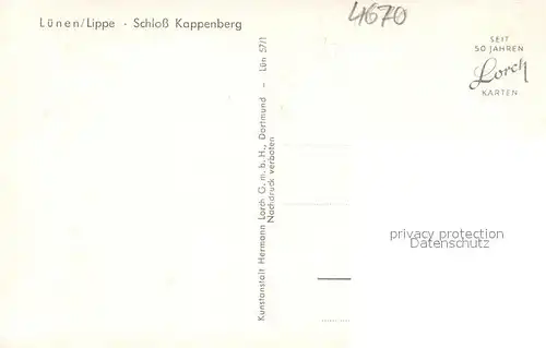 AK / Ansichtskarte Cappenberg Schloss Teich Cappenberg