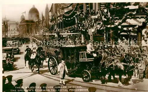 AK / Ansichtskarte London London Majesties Silver Jubilee 1910 1935 Royal Procession London