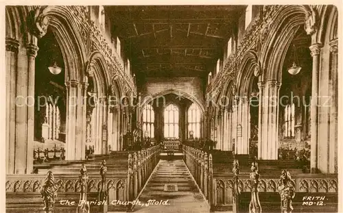 AK / Ansichtskarte Mold_Flintshire Inside St. Parish Church Mold Flintshire