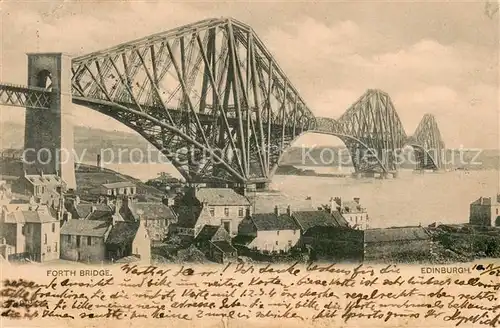 AK / Ansichtskarte Edinburgh_Scotland Forth Bridge 