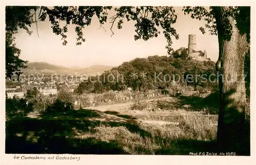 AK / Ansichtskarte Bad_Godesberg Blick zur Godesburg Serie Der Deutsche Rhein Bad_Godesberg