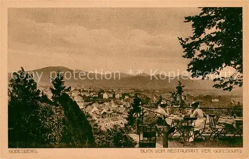 AK / Ansichtskarte Bad_Godesberg Blick von Restaurant Terrasse der Godesburg Bad_Godesberg