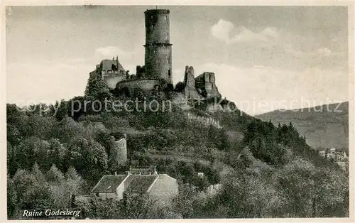 AK / Ansichtskarte Bad_Godesberg Burgruine Godesburg Bad_Godesberg