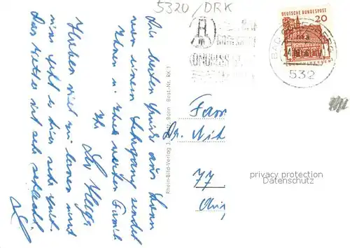 AK / Ansichtskarte Mehlem_Godesberg_Bonn Bundesschule Deutsches Rotes Kreuz 