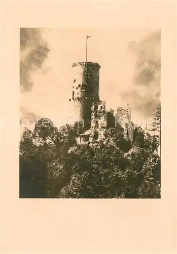 AK / Ansichtskarte Bad_Godesberg Burgruine Godesburg Bad_Godesberg