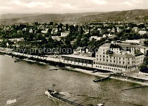 AK / Ansichtskarte Bad_Godesberg Rheinhotel Dreesen Fliegeraufnahme Bad_Godesberg