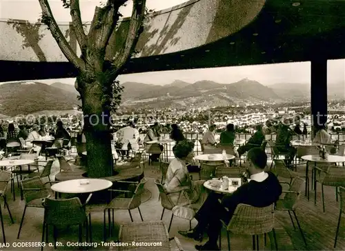 AK / Ansichtskarte Bad_Godesberg Godesburg Terrassen Restaurant Fernsicht Bad_Godesberg