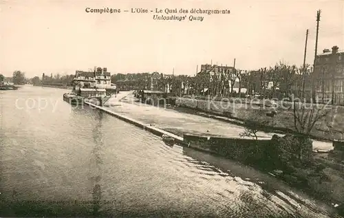 AK / Ansichtskarte Compiegne_60 Quai des dechargements de l Oise 