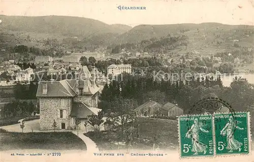 AK / Ansichtskarte Gerardmer_Vosges Vue prise des Chenes Rouges Gerardmer Vosges