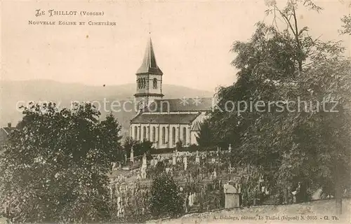 AK / Ansichtskarte Le_Thillot Nouvel eglise et cimetiere Le_Thillot