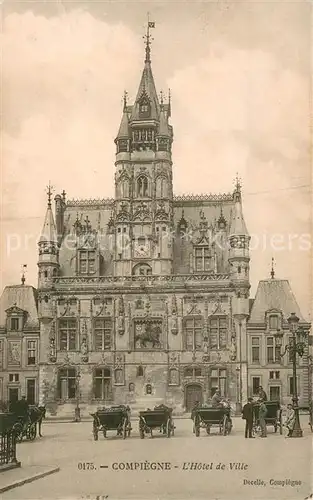 AK / Ansichtskarte Compiegne_60 Hotel de Ville 